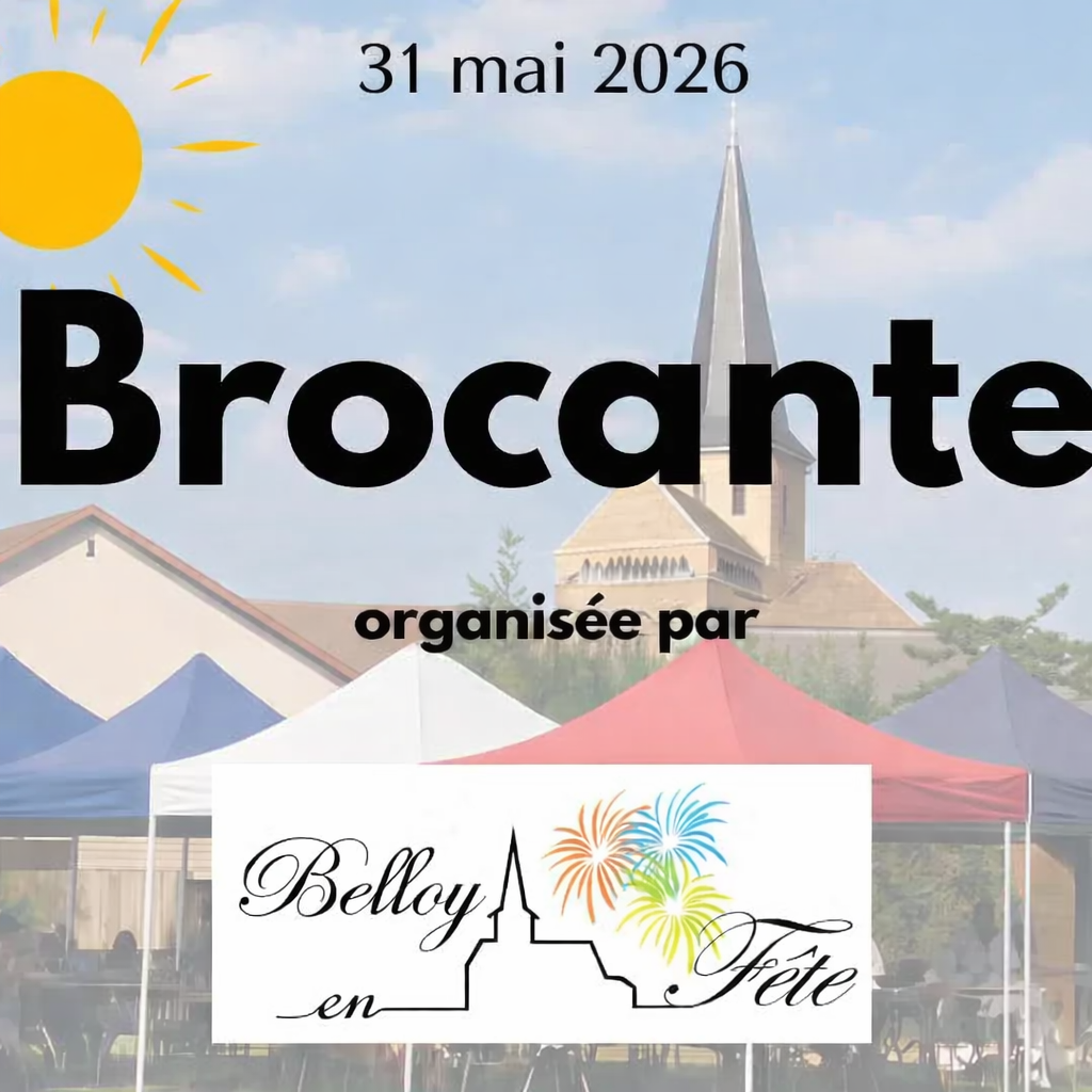 Brocante à Belloy-en-France 2026